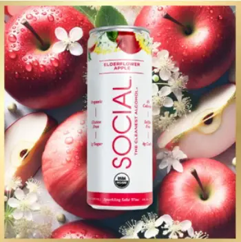 Elderflower Apple Sparkling Wine (24 pack loose)